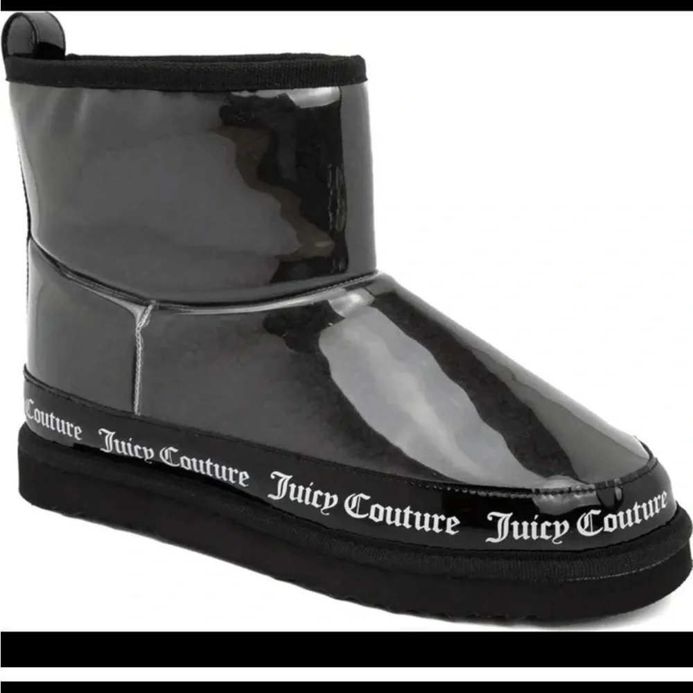 Juicy Couture black little girls boots sz 3